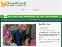 Tablet Screenshot of chaplainpartnership.org